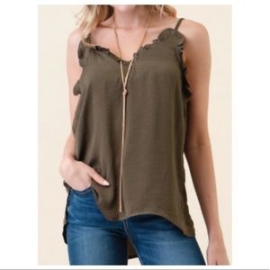 Gail Cami Top (olive)
